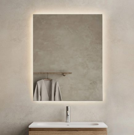Marmy SECRET tükör 60x80 cm (LED 6000k, körbe hangulatvilágítás) 90 11 23 60 80 01