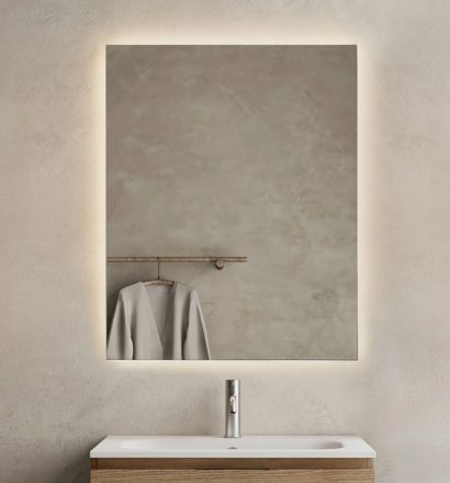 Marmy SECRET tükör 80x80 cm (LED 6000k, körbe hangulatvilágítás) 90 11 23 80 80 01