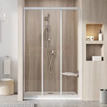   Ravak Supernova ASDP3-80 zuhanyajtó Transparent üveg, szatén kerettel 00V40UR2Z1