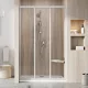 Ravak Supernova ASDP3-110 zuhanyajtó Transparent üveg, szatén kerettel 00VD0UR2Z1