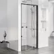 Ravak Pivot PDOP1-80 zuhanyajtó (fekete-Transparent) 03G40300Z1