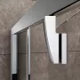 Ravak Pivot PDOP1-80 zuhanyajtó (fekete-Transparent) 03G40300Z1
