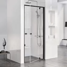   Ravak Pivot PDOP1-90 zuhanyajtó (fekete-Transparent) 03G70300Z1