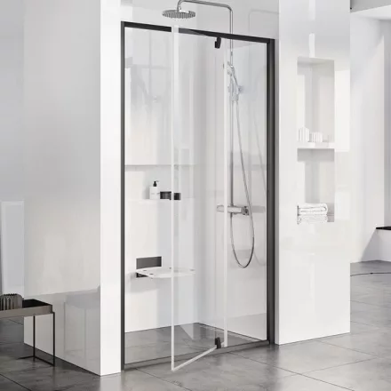 Ravak Pivot PDOP2-110 zuhanyajtó (fekete-Transparent) 03GD0300Z1