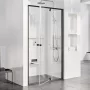 Ravak Pivot PDOP2-110 zuhanyajtó (fekete-Transparent) 03GD0300Z1