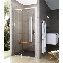   Ravak Pivot PDOP2-110 zuhanyajtó (szatén-transparent) 03GD0U00Z1
