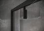 Ravak Nexty NDOP1-80 zuhanyajtó átlátszó üveggel, fekete keret 03O40300Z1