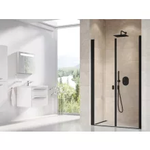  Ravak Chrome CSDL2 zuhanyajtó átlátszó üveggel 120x195 cm, matt fekete profilszín 0QVGC30LZ1