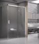 Ravak Matrix MSDPS-110/80 J zuhanykabin szatén-Transparent 0WPD4U00Z1
