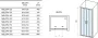 Ravak Blix II NBLDP4 zuhanyajtó átlátszó üveggel 190x195 cm, matt fekete profilszín 0YML0300Z1