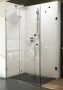 Ravak Brilliant zuhanykabin BSDPS-90 bal (króm-transparent) 0UL77A00Z1