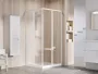 Ravak Supernova SRV2+SRV2-90 195 S sarokbelépős zuhanykabin grape üveggel, fehér 14V701O2ZGS