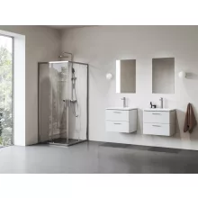   Ravak Blix II NBLRV2 szögletes zuhanykabin átlátszó üveggel 90x90x195 cm, krómhatású profilszín 1LM70C00Z1