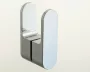 Ravak Chrome CRV1-80 zuhanykabin szatén-Transparent 1QV40U01Z1