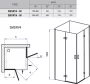 Ravak SmartLine SMSRV4-80 zuhanykabin (króm-transparent) 1SV44A00Z1