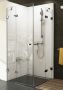 Ravak Brilliant zuhanykabin BSRV4-80 (króm-transparent) 1UV44A00Z1