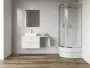 Ravak Blix II NBLCP4 Sabina csökkentett magasságú zuhanykabin 80x180 cm átlátszó üveg, krómhatású 3BM40C40Z1