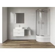   Ravak Blix II NBLCP4 Sabina csökkentett magasságú zuhanykabin 90x180 cm átlátszó üveg, krómhatású 3BM70C40Z1