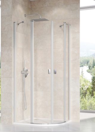 Ravak Chrome CSKK4-90 zuhanykabin (szatén-transparent) 3Q170U00Z1
