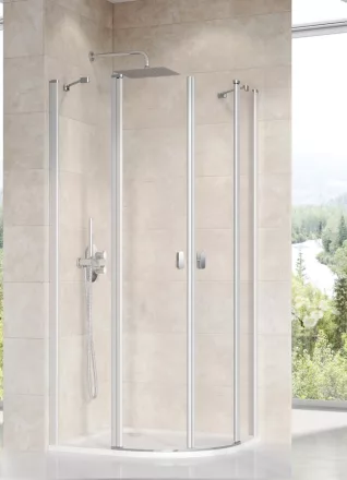 Ravak Chrome CSKK4-90 zuhanykabin (szatén-transparent) 3Q170U00Z1