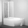 Ravak VSK2 Rosa balos kádparaván 150 (fehér-rain) 76L8010041