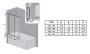 Ravak VS2 kádparaván 1045x1400 mm (szatén-grape) 796M0U00ZG