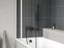 Ravak CVS2 fürdőkád paraván 100x150 cm átlátszó üveggel, balos/matt fehér profil 7QLA0E00Z1