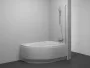 Ravak CVSK1 jobbos kádparaván 85x150 cm (króm-Transparent) 7QRM0C00Y1