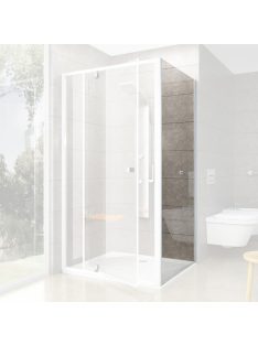 Ravak Pivot PPS-90 zuhanyfal (fehér-transparent) 90G70100Z1