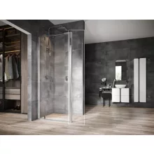   Ravak Nexty NPSS fix zuhanyfal 90x195 cm, átlátszó üveg, fényes krómhatású keret 90O70C00Z1