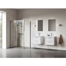   Ravak Blix II NBLPS fix zuhanyfal átlátszó üveg 80x195 cm, krómhatású profilszín 9BM40C00Z1