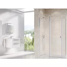 Ravak Chrome CPS-80 zuhanyfal szatén-Transparent 9QV40U00Z1