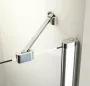Ravak Chrome CPS-100 zuhanyfal szatén-Transparent 9QVA0U00Z1
