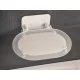 Ravak Chrome Clear zuhanykabin ülőke, fehér B8F0000028