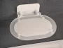 Ravak Chrome Clear zuhanykabin ülőke, fehér B8F0000028