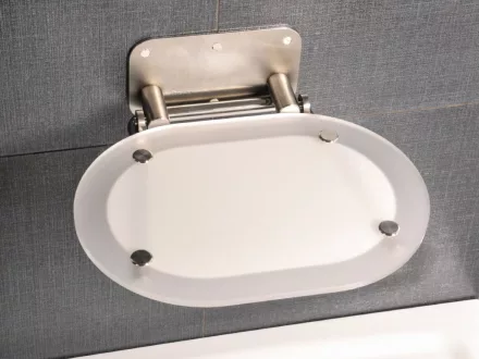Ravak Chrome Clear zuhanykabin ülőke, rozsdamentes B8F0000029