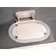 Ravak Chrome Clear zuhanykabin ülőke, rozsdamentes B8F0000029