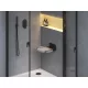 Ravak Chrome Clear zuhanykabin ülőke, fekete B8F0000065
