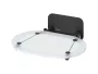 Ravak Chrome Clear zuhanykabin ülőke, fekete B8F0000065