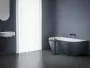 Ravak Freedom Wall Tec falhoz illeszthető akril kád 1700x870 mm fehér/deepsea blue, fehér lefolyóval CE31400000