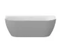 Ravak Freedom Wall Tec falhoz illeszthető akril kád 1700x870 mm fehér/smoke grey, fehér lefolyóval CE31500000