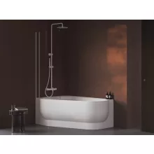Ravak Arc aszimmetrikus akril kád 150x105 cm, balos kivitelben, fehér