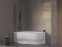 Ravak Arc aszimmetrikus akril kád 150x105 cm, balos kivitelben, fehér