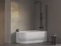 Ravak Arc aszimmetrikus akril kád 170x105 cm, jobbos kivitelben, fehér