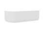 Ravak Előlap "A" CHROME 160x105 jobbos, fehér CZA6100A00