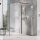 Ravak Walk-In Corner zuhanykabin 110/80 (fekete-Transparent) GW1CD4300Z1