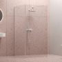 Ravak Walk-In Corner zuhanykabin 110/80 (fehér-Transparent) GW1CD4E00Z1