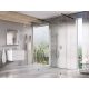 Ravak Walk-In Free 150 zuhanyfal (Transparent) fekete GW9FP030SZ1
