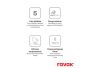 Ravak Walk-In Free 150 zuhanyfal (Transparent) fekete GW9FP030SZ1