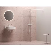   Ravak Walk-In Wall 70 zuhanyfal (matt fehér-Transparent) GW9W10E0SZ1